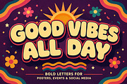 Bubble Fiesta – Bold Display Font, a Script Font by Wow Magic (Thumbnail 4 of 5)