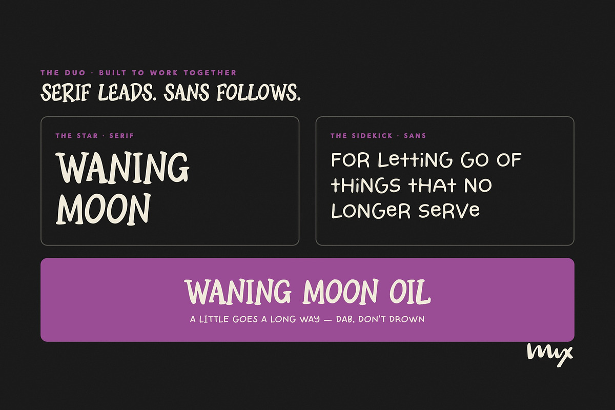 Cauldron Club - A Witchy Font Duo, a Handwritten Font by Mix Fonts (Photo 6 of 12)