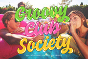Saucy Society: A joyful font script, a Script Font by Four Lines Std. (Thumbnail 2 of 10)