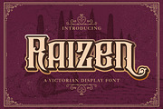 Raizen - Victorian Style Font, a Blackletter Font by StringLabs (Thumbnail 1 of 15)
