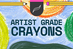 Procreate Artist Grade Crayon Brush