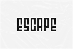 Escape Typeface