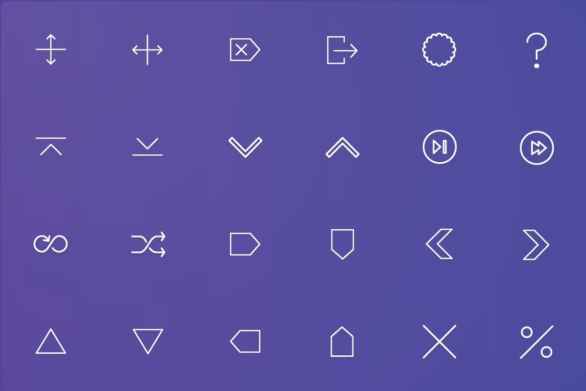 Arrows and User Interface Line Icons, an Outline Icon by FlatLineIcons (Photo 3 of 7)