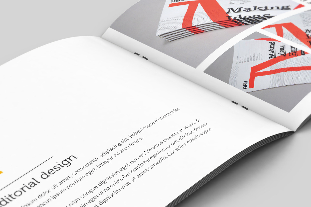 Graphic Design Portfolio Brocure A4, a Brochure Template by buttonpl (Photo 5 of 10)