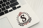Coastal Cowgirl Monogram SVG Western, an Object Graphic by TanchaArt (Thumbnail 3 of 10)