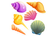 sea shell and star fish icon element, an Object Graphic by Propylparaben (Thumbnail 2 of 5)