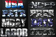 Patriotic Layer Styles, a Layer Style Add-On by DesignFathoms (Thumbnail 2 of 4)