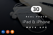 30 iPhone & iPad Real Photo Mockups, an iPhone Mockup by Xus Badia (Thumbnail 1 of 2)