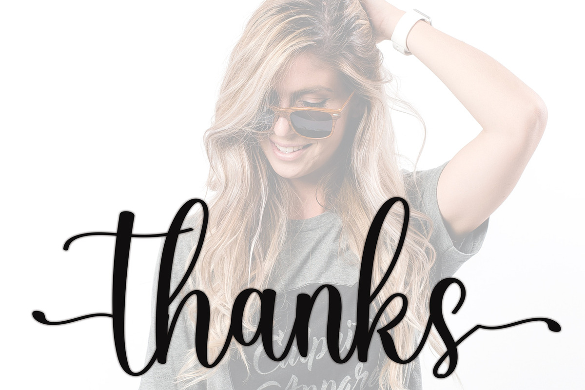 Hair, a Script Font by FreshTypeINK (Photo 6 of 7)