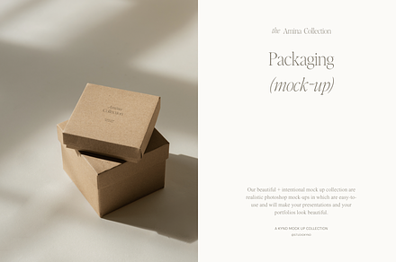 The Amina Collection - Box Mock Up