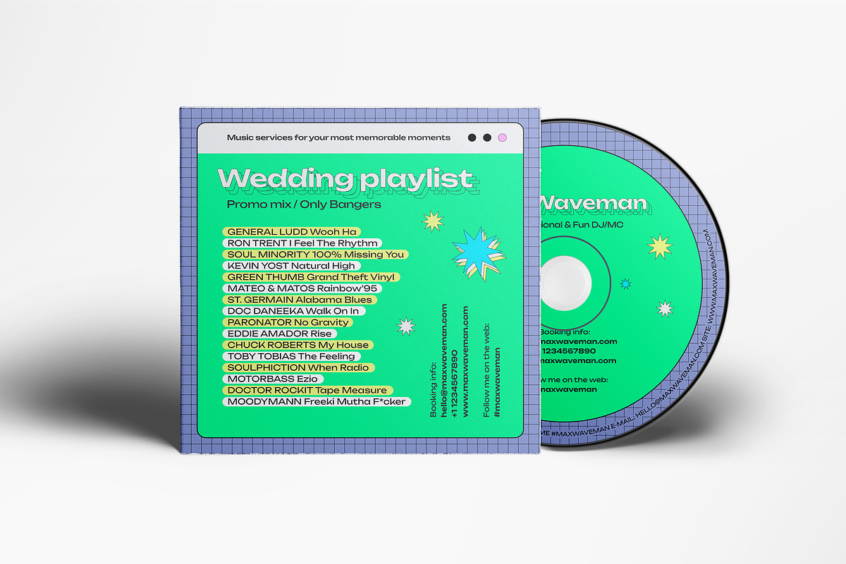 DJ Mix Cover Art Templates #03, a Print Template by vinyljunkie (Photo 14 of 14)
