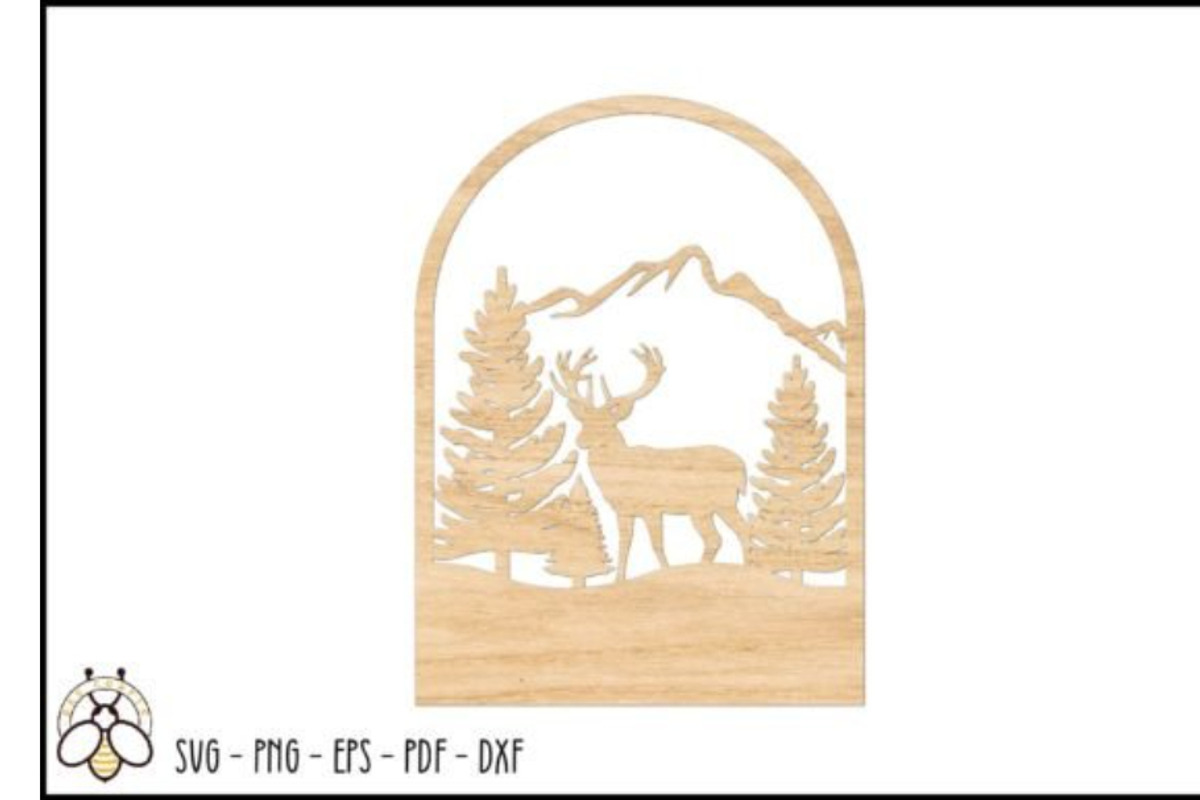 Laser Cut Christmas Cards, an Object Graphic by BeeCraftR (Photo 9 of 13)