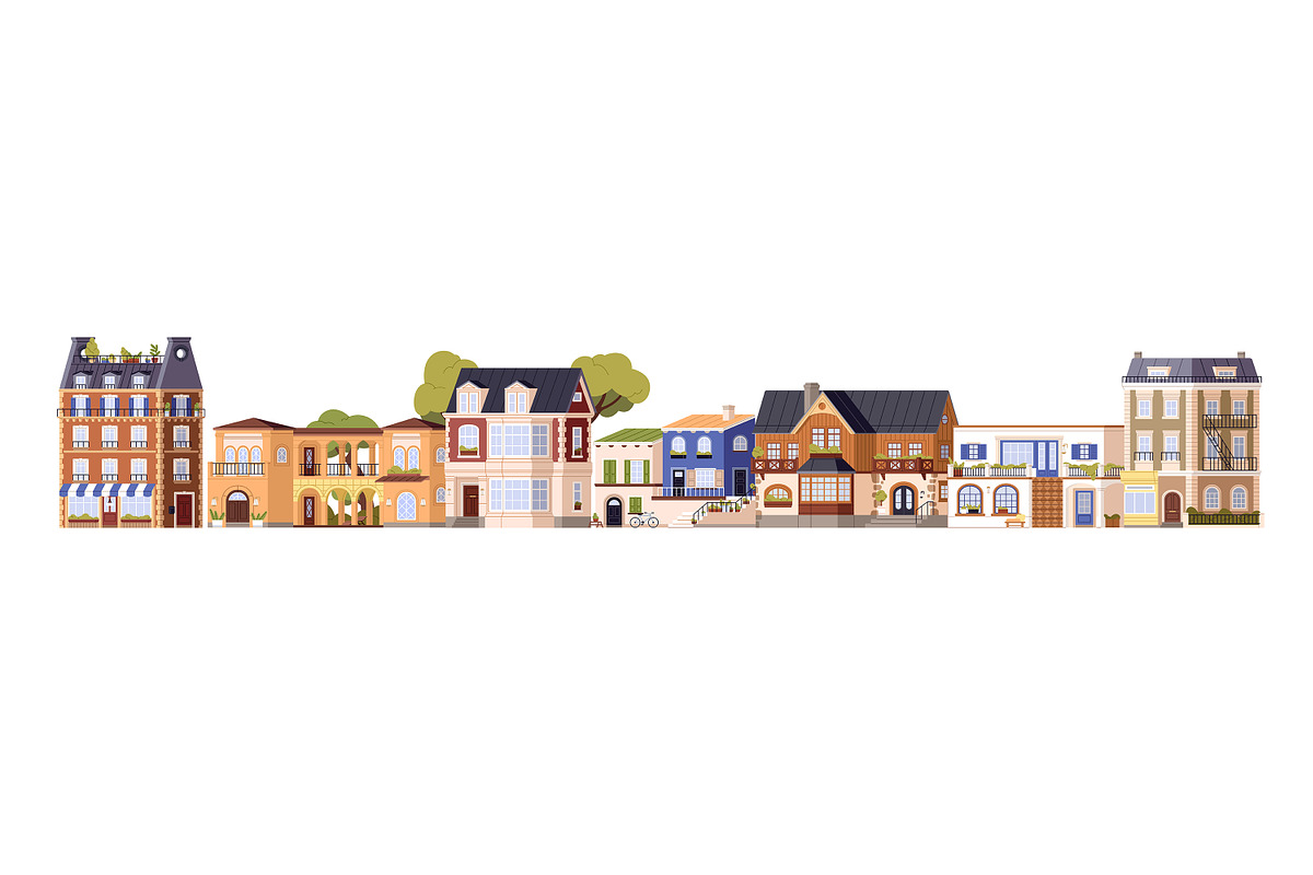 Buildings of different countries set, an Object Illustration by PaperTrident (Photo 2 of 16)