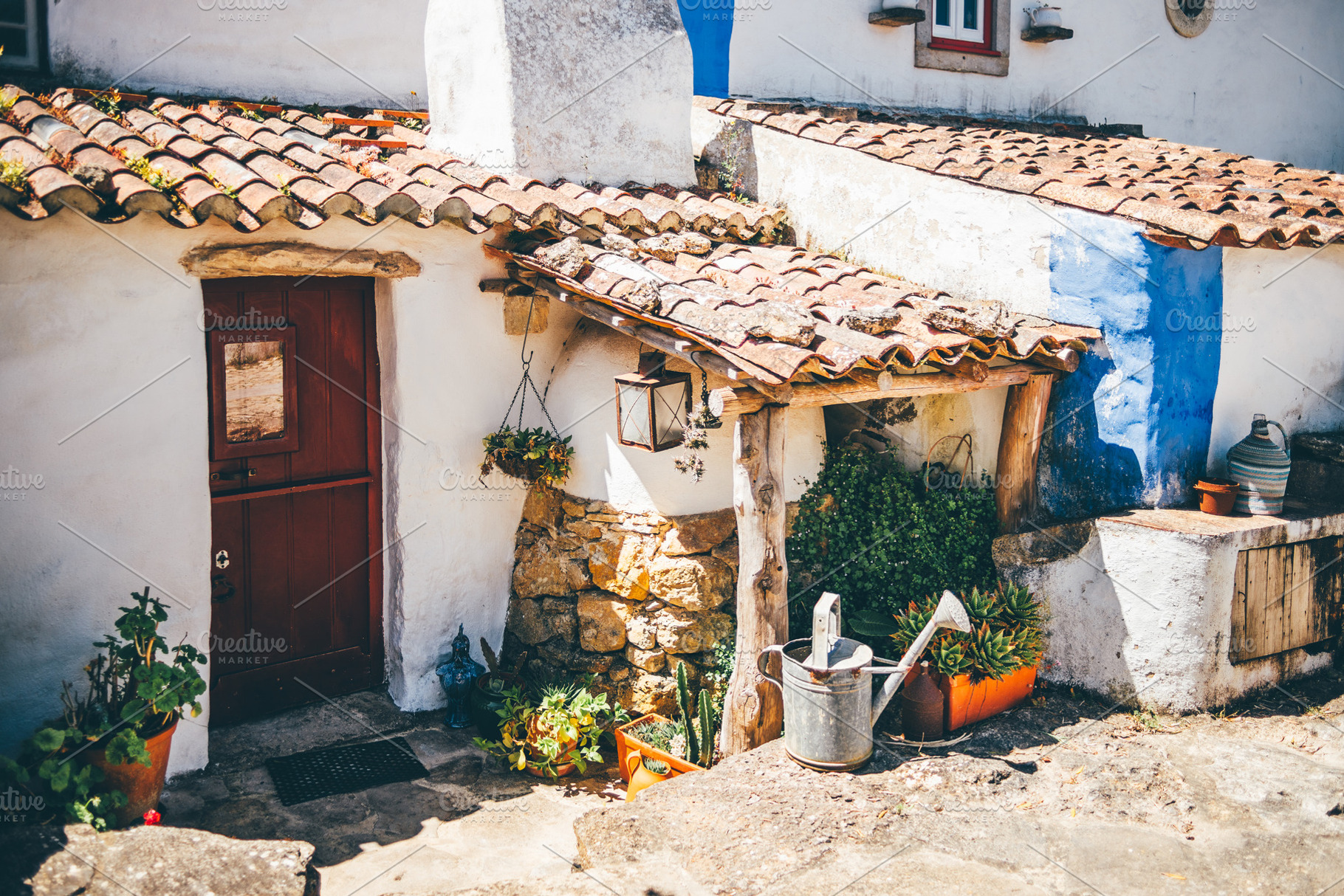 Rustic Portuguese village house view, an Architecture Photo by SkyNext