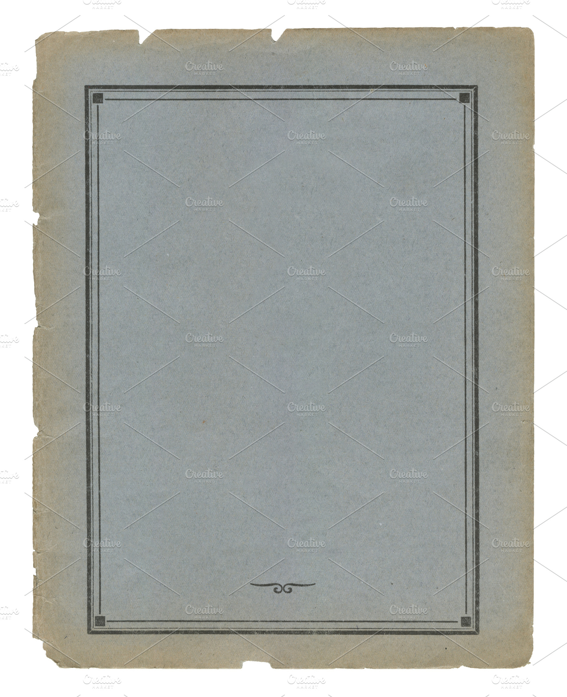 Blue paper frame isolated on white, a Background Photo by GoodGoods