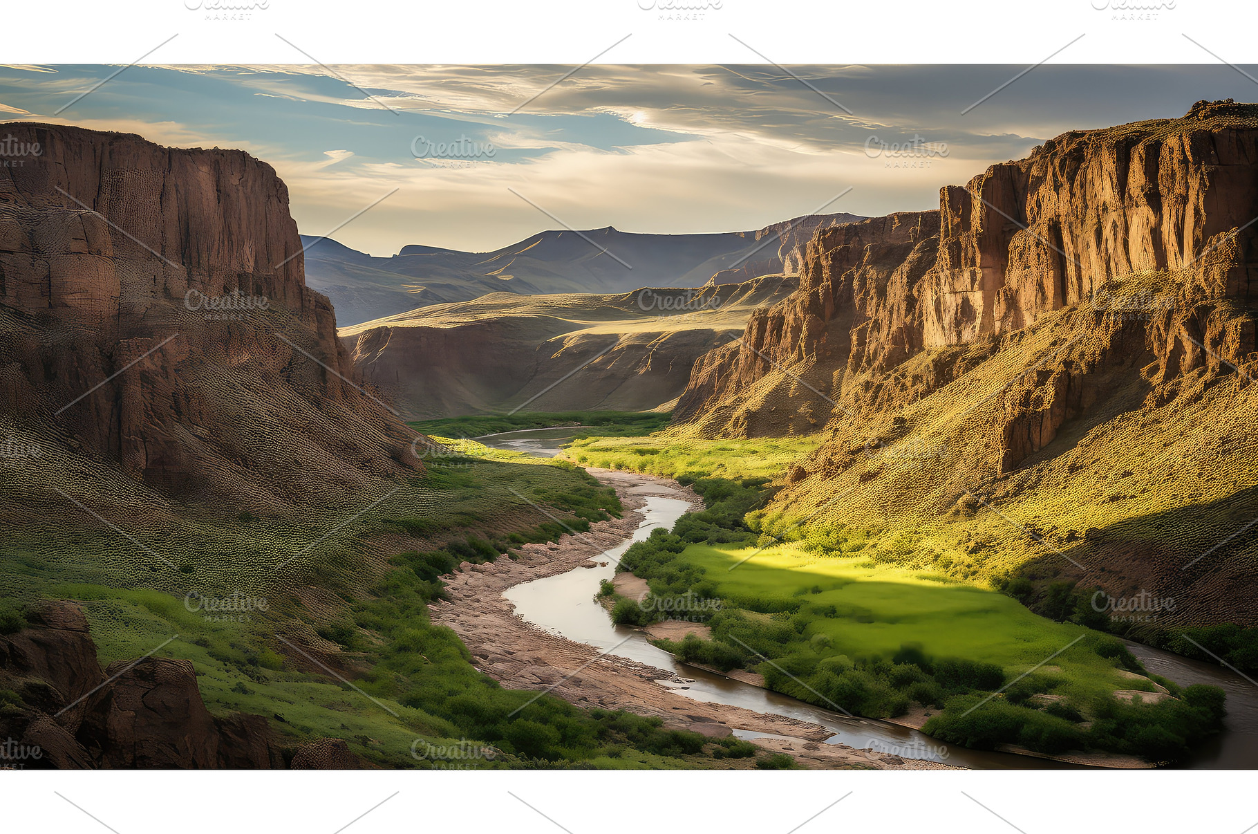 cliffs box canyon landscape ai, a Background Photo by pikepicture