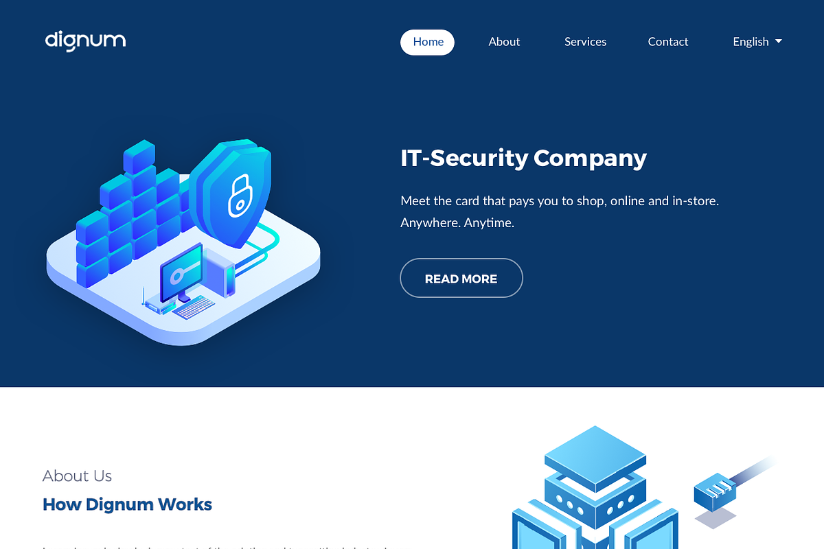 IT-Security Landing page, a Landing Page Template by zeeshanriaz55 (Photo 5 of 7)