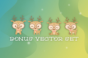 Vixen Deer Font Vector