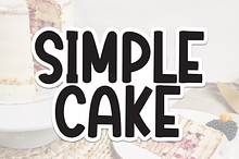 Simple Cake | Script Font