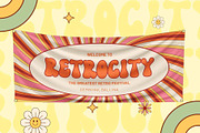 Funky Holiday - Groovy Retro Font, a Handwritten Font by Koplexs Studio (Thumbnail 10 of 10)