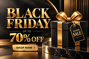 Black Friday 3D PNG Elements, an Object Illustration by MarisoArt (Thumbnail 6 of 6)