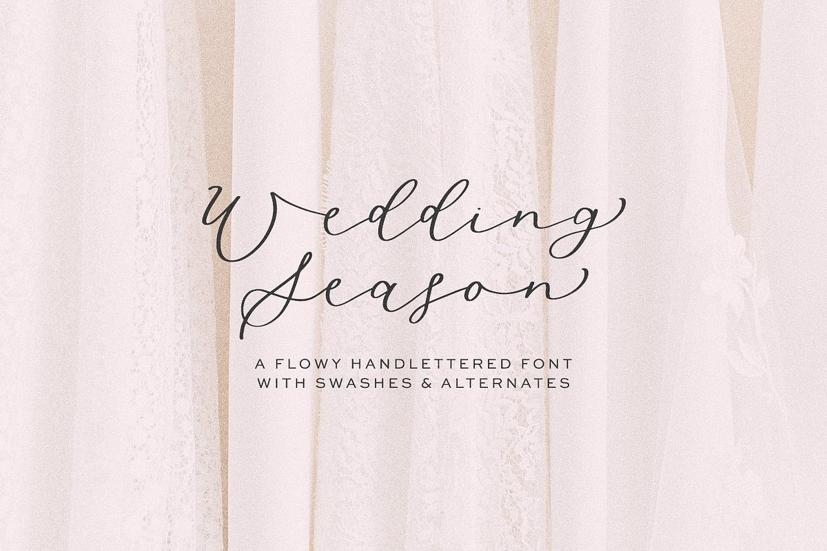 Wedding Season Script, a Script Font by Beck McCormick (Photo 1 of 10)