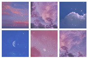 Aesthetic Sky Backgrounds, a Texture Graphic by by creative paper (Thumbnail 9 of 11)