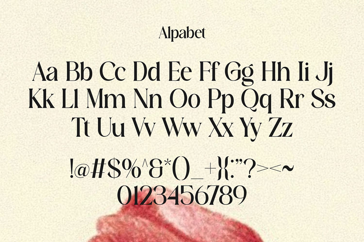 Roses Smyth Elegant Font, a Serif Font by Haps Space (Photo 15 of 15)