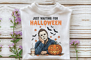 Just Waiting for Halloween PNG, an Illustration by Craft Nest (Thumbnail 3 of 6)