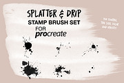 Splatter & Drip Stamp Brush Set, a Brush Add-On by Nancy Ingersoll (Thumbnail 4 of 6)