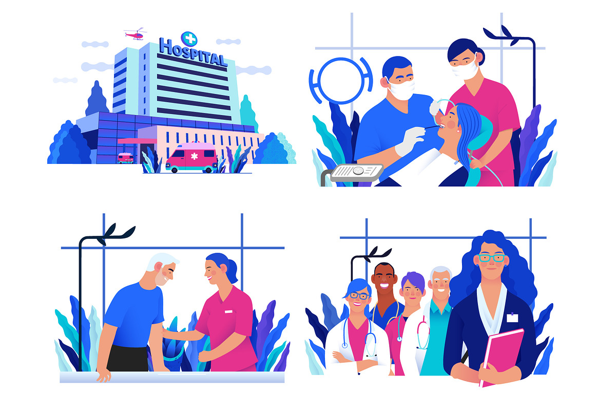 Part 2 Medical illustration, Color 2, a Healthcare Illustration by Grivina's shop (Photo 7 of 9)
