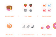 560 Food Icons, a Solid Icon by Maxim Cherednichenko (Thumbnail 2 of 7)