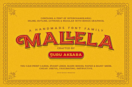 Mallela Typeface + BONUS