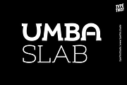UMBA Slab - Full Family, a Slab Serif Font by TypeThis!Studio (Thumbnail 1 of 9)