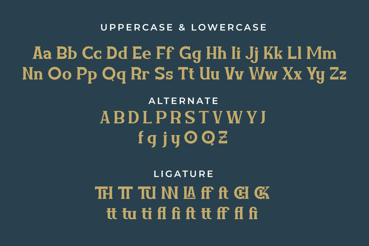 Amuttix - Serif Display Font, a Serif Font by twinstd (Photo 9 of 10)
