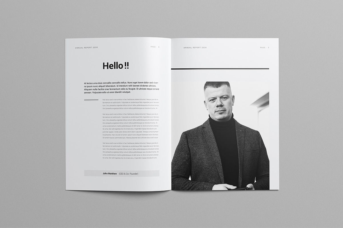 Annual Report | Canva & InDesign preview 3