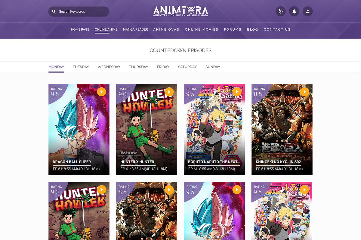 Animotra - Online Anime HTML+PSD, a Templates & Theme by Phenix Themes (Photo 10 of 15)