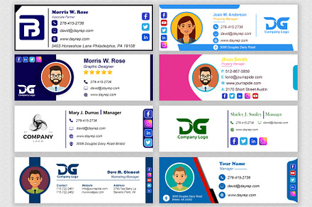 Email Signature Template preview 2