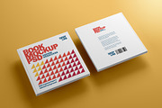 Square Book Hardcover Mockup Set, a Print Template by Deeplab (Thumbnail 13 of 20)