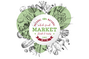 Ultimate vegetables set, a Food Illustration by handsketched (Thumbnail 12 of 19)