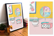 Waking up early in the morning, a Healthcare Illustration by Good Studio (Thumbnail 3 of 3)