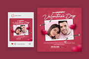 Happy Valentine's Day Post Template, a Social Media Template by Saman Osama (Thumbnail 1 of 3)