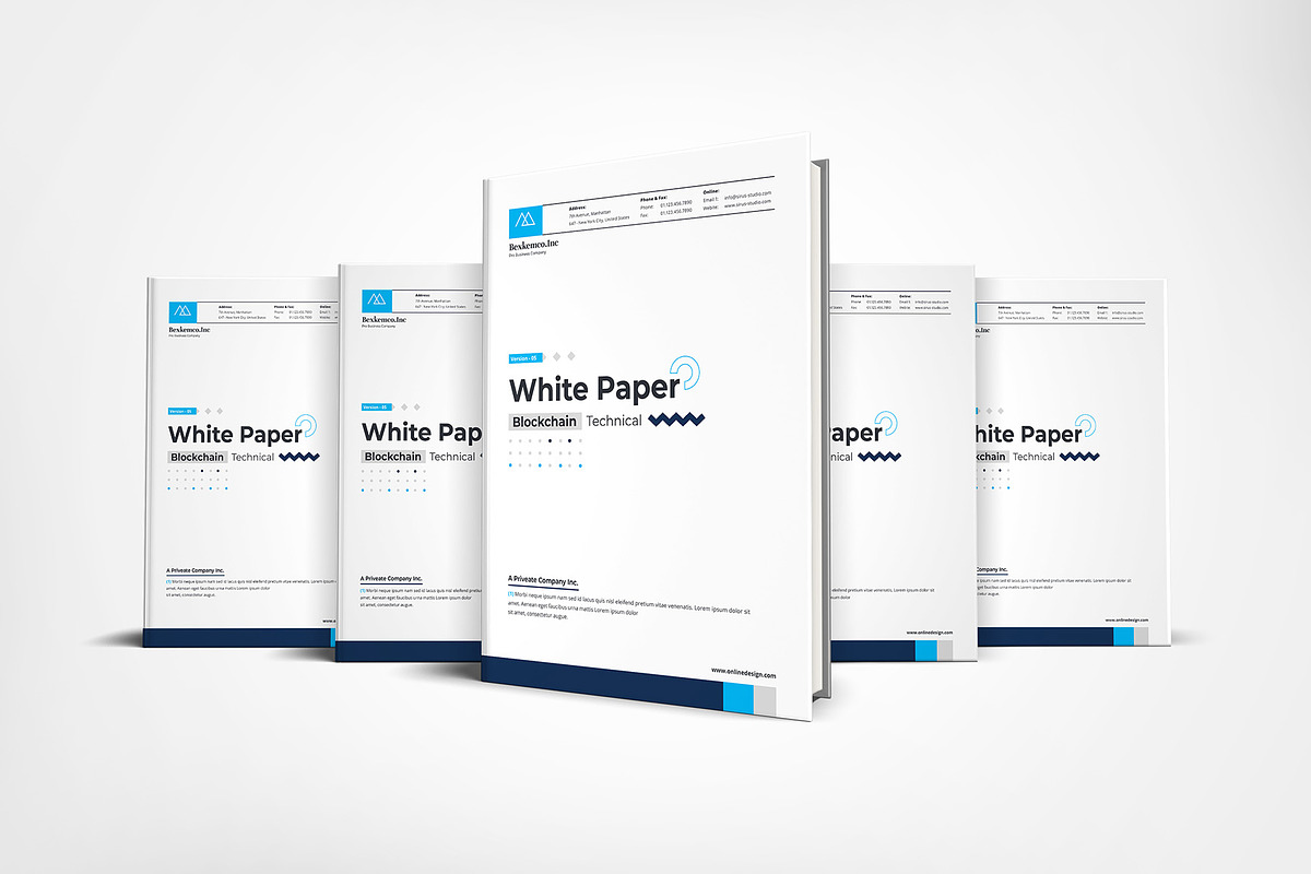 White Paper | Canva, Word, & Indd, a Brochure Template by obayes (Photo 2 of 30)