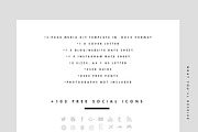 Social Media Kit Template Set | 6Pgs, a Social Media Template by Blogger Kit Co. (Thumbnail 4 of 5)