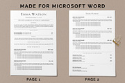 Resume template / CV template, a Resume Template by UResume (Thumbnail 3 of 8)