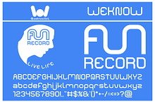 Funrecord Live LIfe font