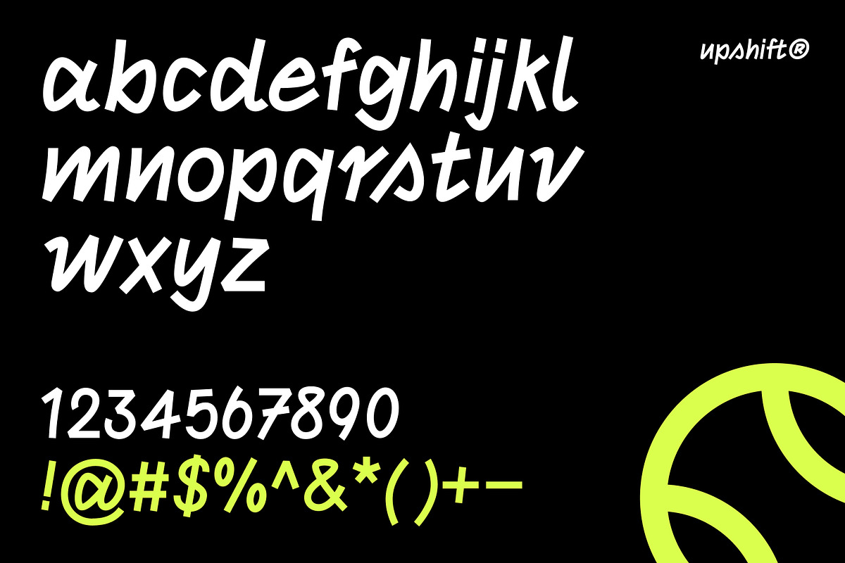 Upshift display typeface, a Script Font by Fenrir_Design (Photo 5 of 8)