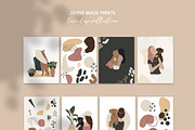 ABSTRACT BUNDLE - woman, flowers, a Person Illustration by Spark Studio Brushes (Thumbnail 10 of 25)