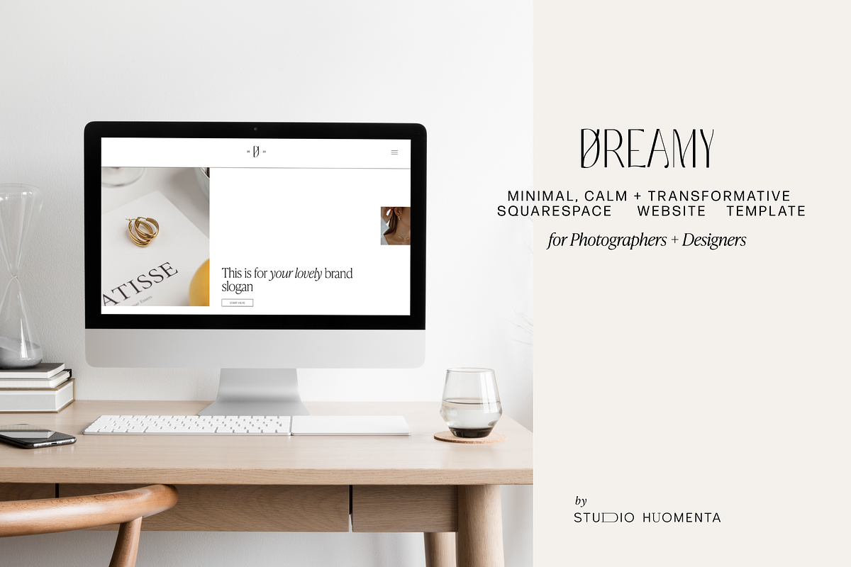Squarespace Website Template DREAMY, a Squarespace Template by StudioHuomenta (Photo 1 of 11)