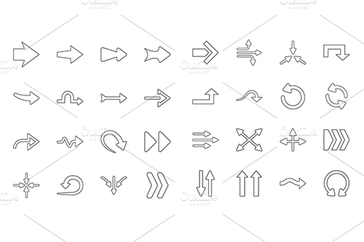 32 new simple arrows, an Icon by Anton (Photo 3 of 5)